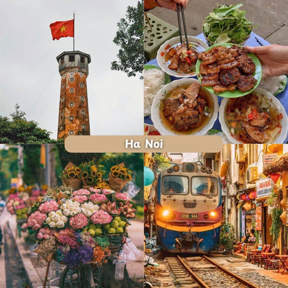 Hanoi city landmark on an Amazing Vietnam tour.